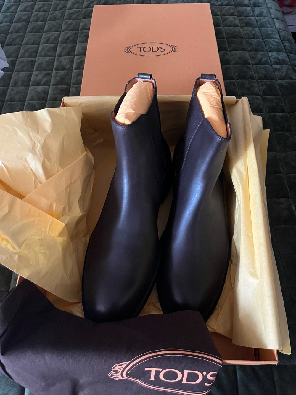 Tod's Men's Brown Leather Boots